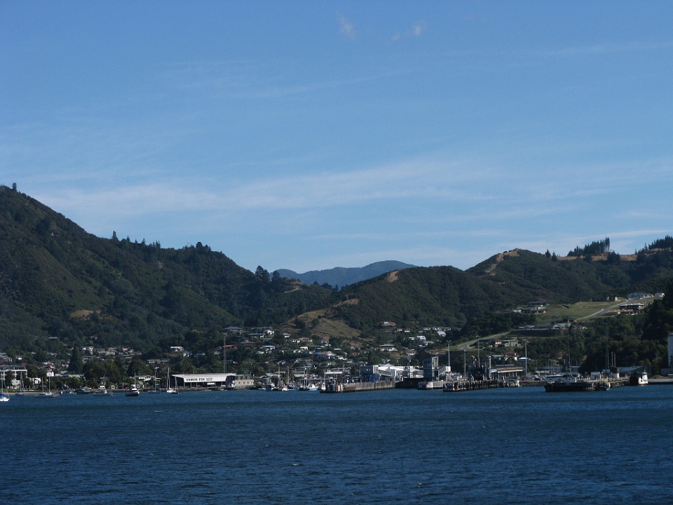 Approaching the Port of Picton